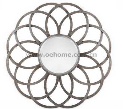 8345 High quality starburst metal mirror, salon mirror